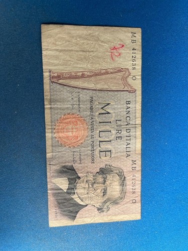 Banconota mille lire 1000 - mille,