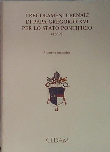 Regolamenti penali di papa - ,