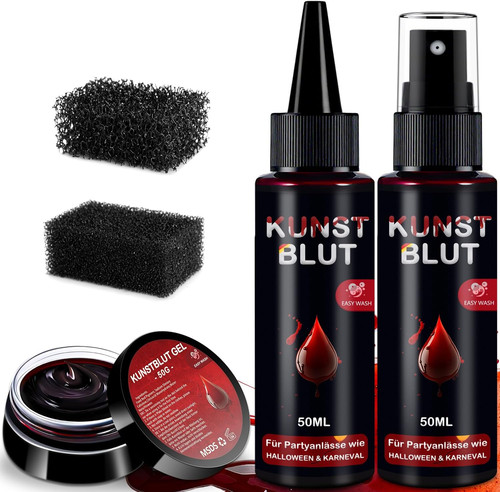 Sangue finto halloween set - halloween,
