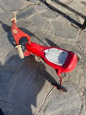 triciclo vintage “Giordani”- da restaurare , colore rosso