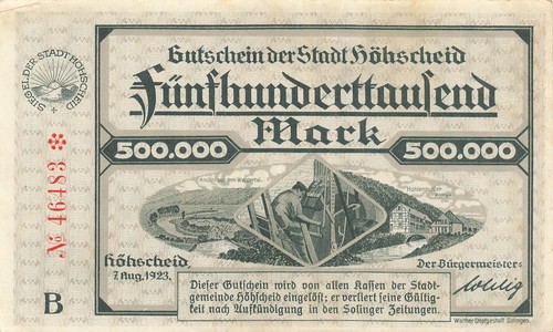 Höhscheid città 500 mila - -,
