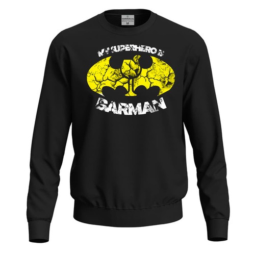 Felpa maglia barman unisex per - felpa,