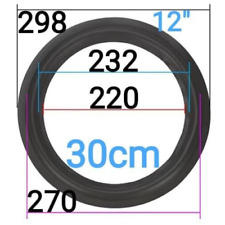 (ECO) Sospensione Woofer 298mm FOAM Bordo casse riconatura 30cm 12" altoparlante