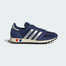 Adidas Originals LA Trainer Og Scuro Blu e Argento Tutti Taglie Stock Limitato