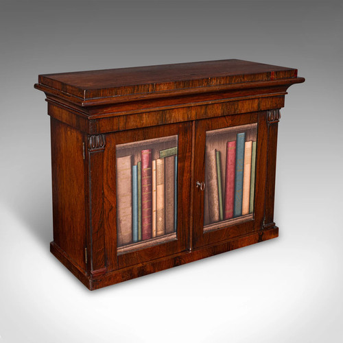 Antico mobiletto libro - , di
