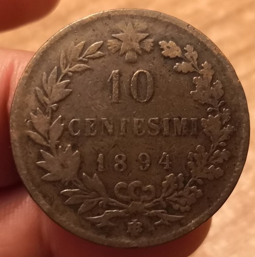 Moneta centesimi 1894 - moneta,