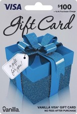 Visa $100 Gift Card 1 Hr