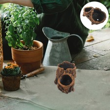  Ceppo di legno galleggiante, fioriere in cemento, stile retrò, succulente,