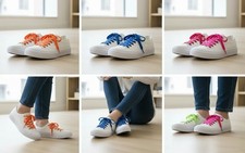 Lacci Scarpe piatti colorati