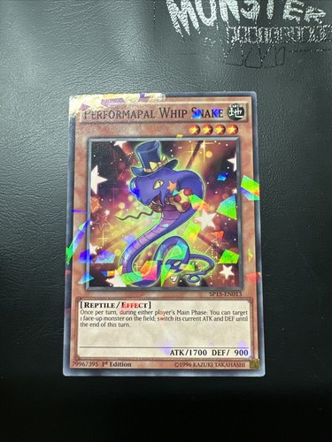 Yugioh performapal whip snake - yugioh,