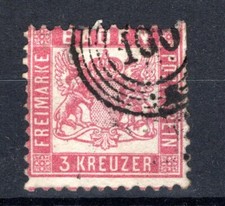Germania Baden Francobollo