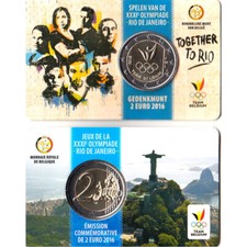 BELGIO 2 euro 2016 COINCARD