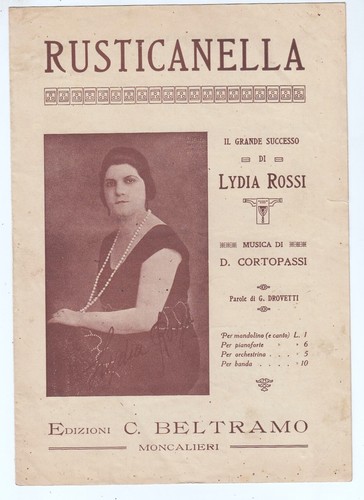 Spartito rusticanella lydia - rusticanella,