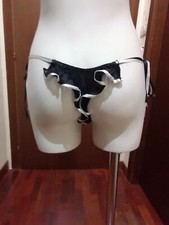 Perizoma SEXY Nero INTIMISSIMI TG. 2 APERTURE CON RASO SUI FIANCHI NUOVO 