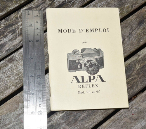 Alpa mode d emploi - alpa, 9d