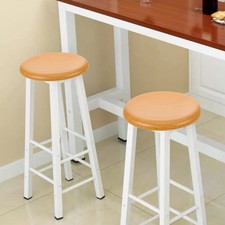  Sgabello Sedile Legno