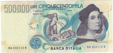 500.000 Lire Raffaello