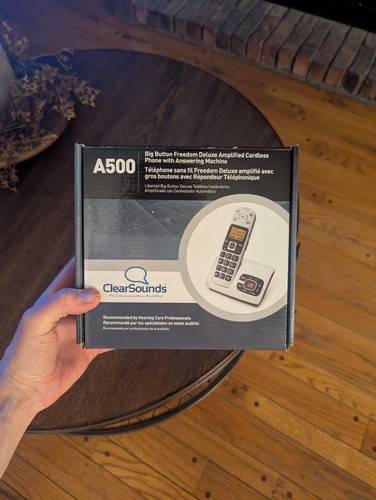 Telefono cordless clearsounds - telefono,
