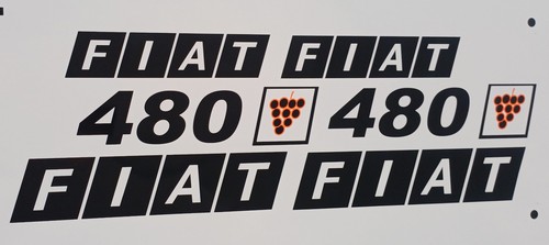 Kit adesivi decalcomanie - kit, fiat