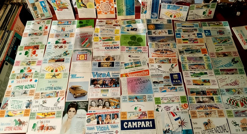 Lotto 150 cartoline lotterie - lotto,