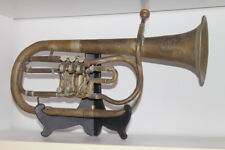 STRUMENTI MUSICALI VINTAGE TROMBE  FLICORNO  OTTONE DA COLLEZIONE 