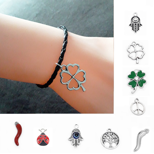 Bracciale portafortuna con - bracciale,