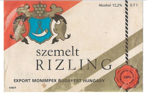 Etichetta bottiglia vino
