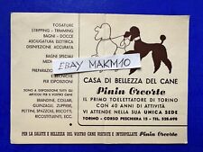 ? CARTOLINA CARTONCINO TORINO PININ ORCORTE CASA DEL CANE CORSO PESCHIERA 15 ?