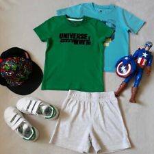 SET 3 PEZZI BAMBINO Z-GENERATION: 2 T-SHIRT + 1 PANTALONCINO TG 4 ANNI 104CM
