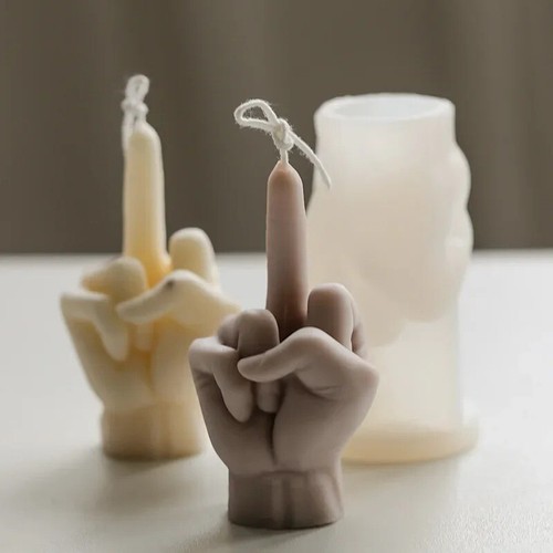 Stampo silicone candela dito