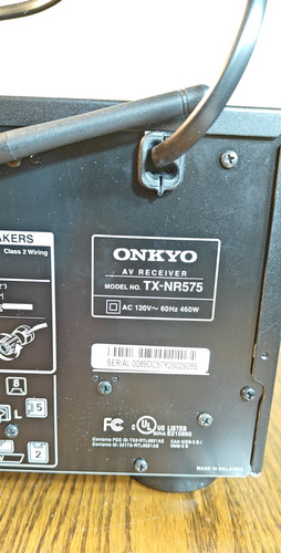 Onkyo nr575 av receiver - tx-nr575, 7.2
