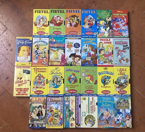 Lotto vhs cartoni animati - lotto,