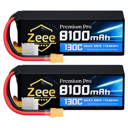 Zeee 6s 8100mah - 2x, 22.2v
