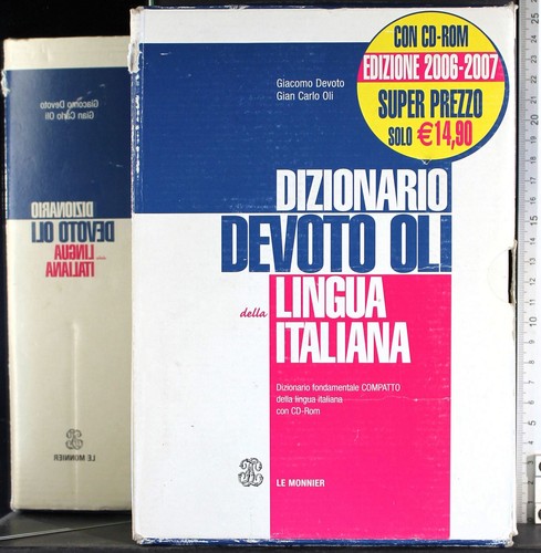 Dizionario devoto oli - dizionario, della