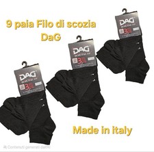 9 paia calze filo di scozia