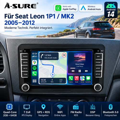 64gb android autoradio - 2+64gb, 14