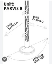 Palo Per Antifurto Barriera Perimetrale Politec Polidual. Alimentatore Omaggio