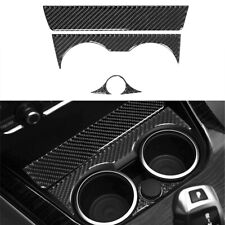 3 pezzi per BMW X3 X4 F25 F26 rivestimento copri coppa centrale in fibra di carbonio