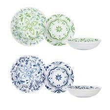 PIATTI SET 12 PZ MELAMINA 2ASS