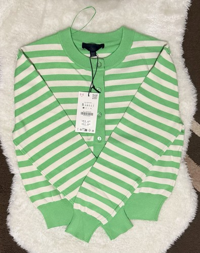 Zara cardigan maglia righe - zara,