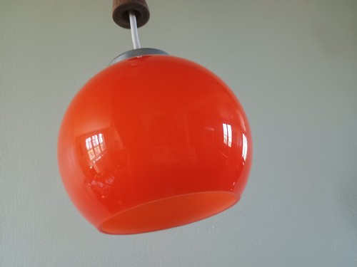 Abat jour suspension boule - -,