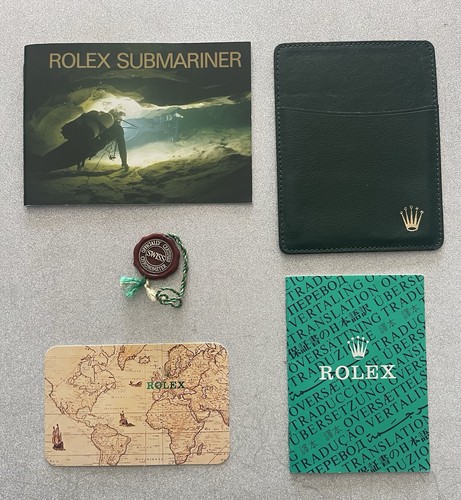 Rolex submariner booklet - rolex,