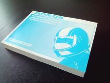 Honda CBR 600 F CBR600f 1994 Owner's manual manuale del conducente Manuel du Conducteur