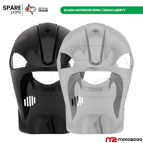 Scudo anteriore nero grigio - scudo,