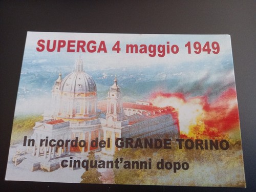 Torino toro calcio cartolina - torino,