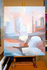 "Il ponte" Opera del Maestro Enzo Simonetti (1914-1973)