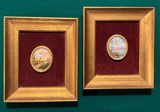 Coppia miniature dipinti a