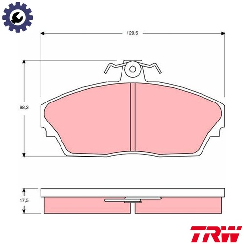 Set pastiglie freno - pastiglie,