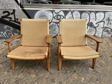 2 poltrone con braccioli Hans