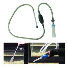 ASPIRARIFIUTI ACQUARIO POMPA SIFONE TRAVASO ASPIRA RIFIUTI MANUALE POMPA ACQUA